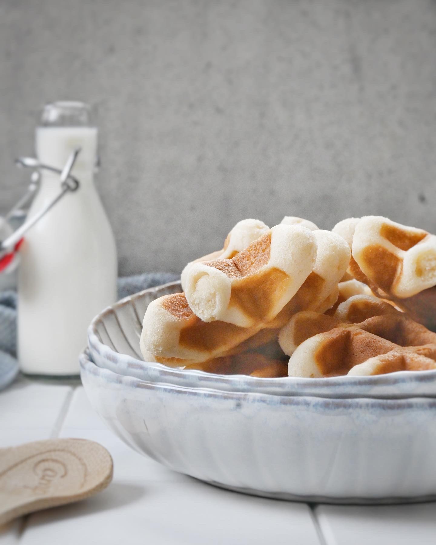 Zachte vanille wafels